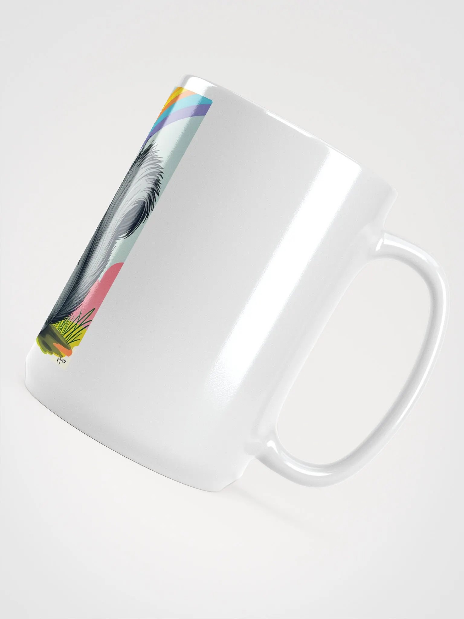 Whimsical Rainbow Squirrel Mug product image (4)