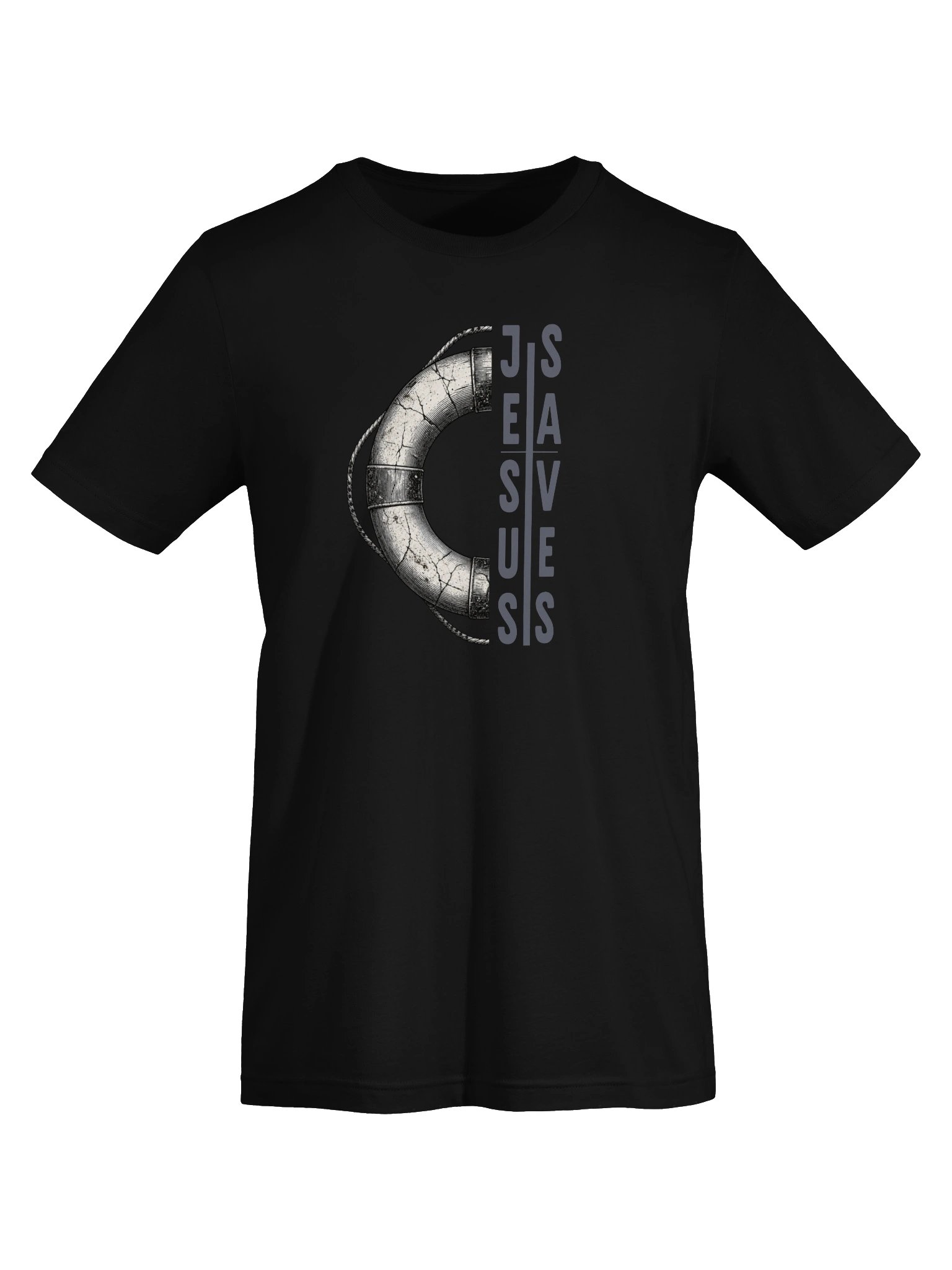 Jesus Saves – Lifesaver Cross Tee product image (53)