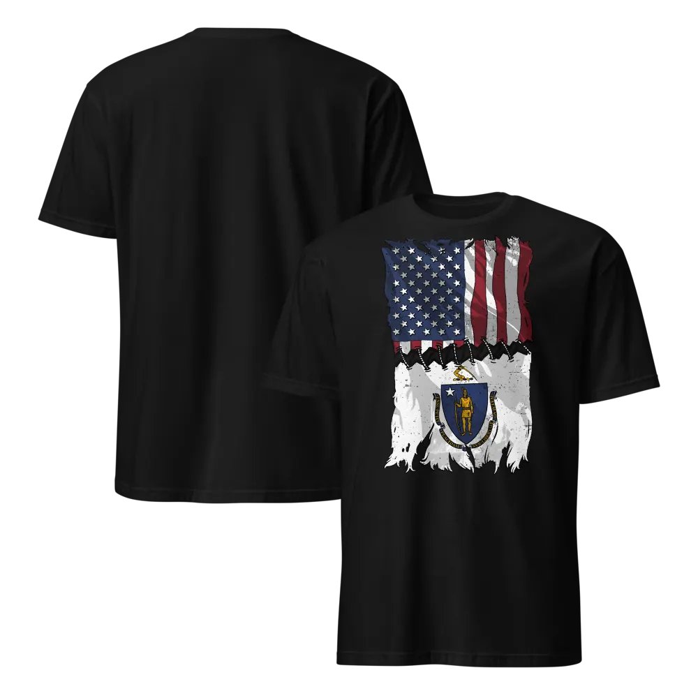 Massachusetts Stitch Flag USA product image (6)