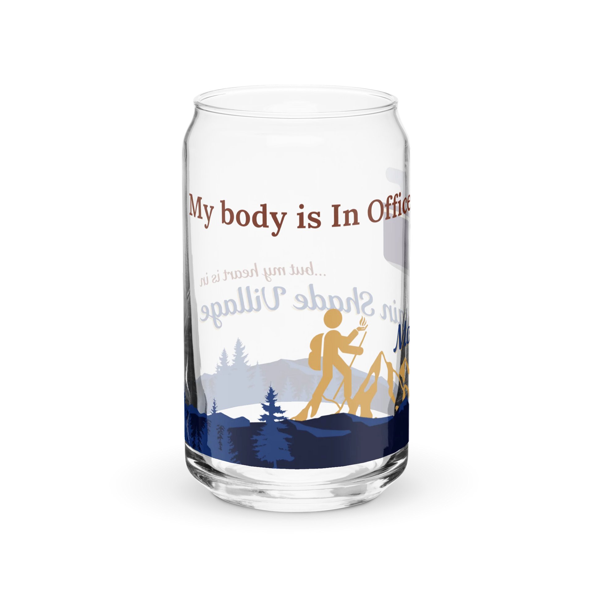 My Body is In Office Can Shaped Glass product image (8)