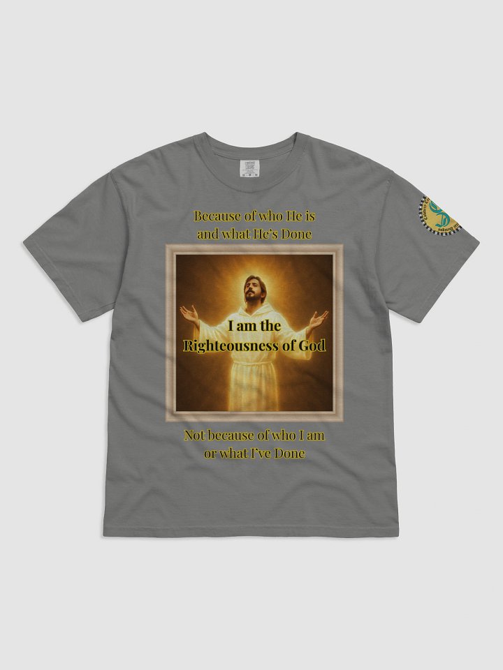 I am the Righteousness of God (Male) Comfort Colors Garment-Dyed Heavyweight T-Shirt Colors (3) product image (1)