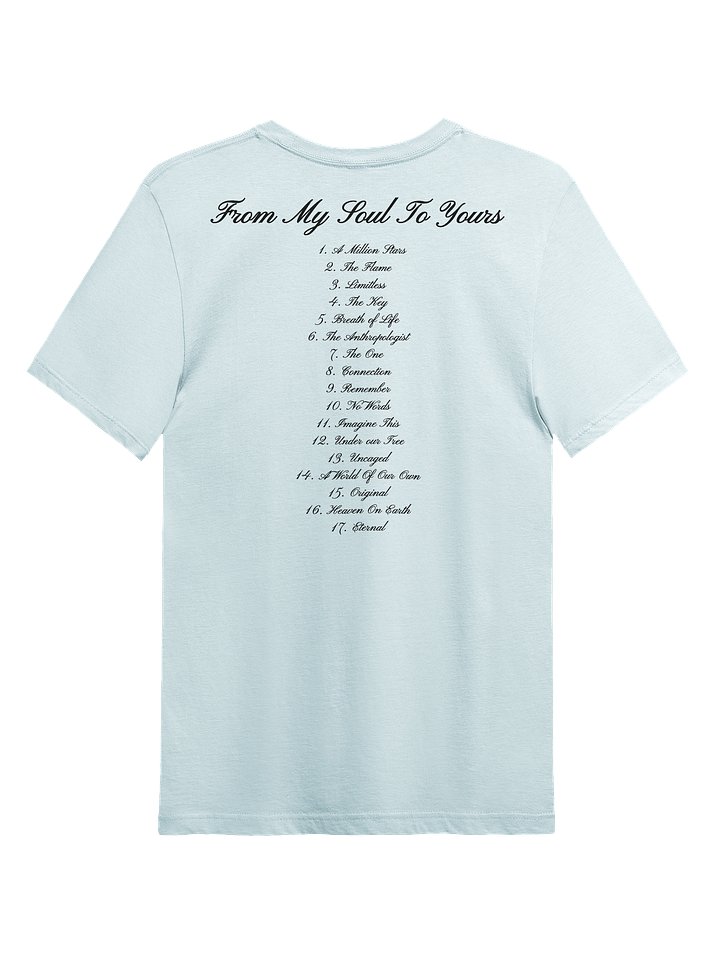 "From my soul to yours" tee (Light Blue) product image (2)