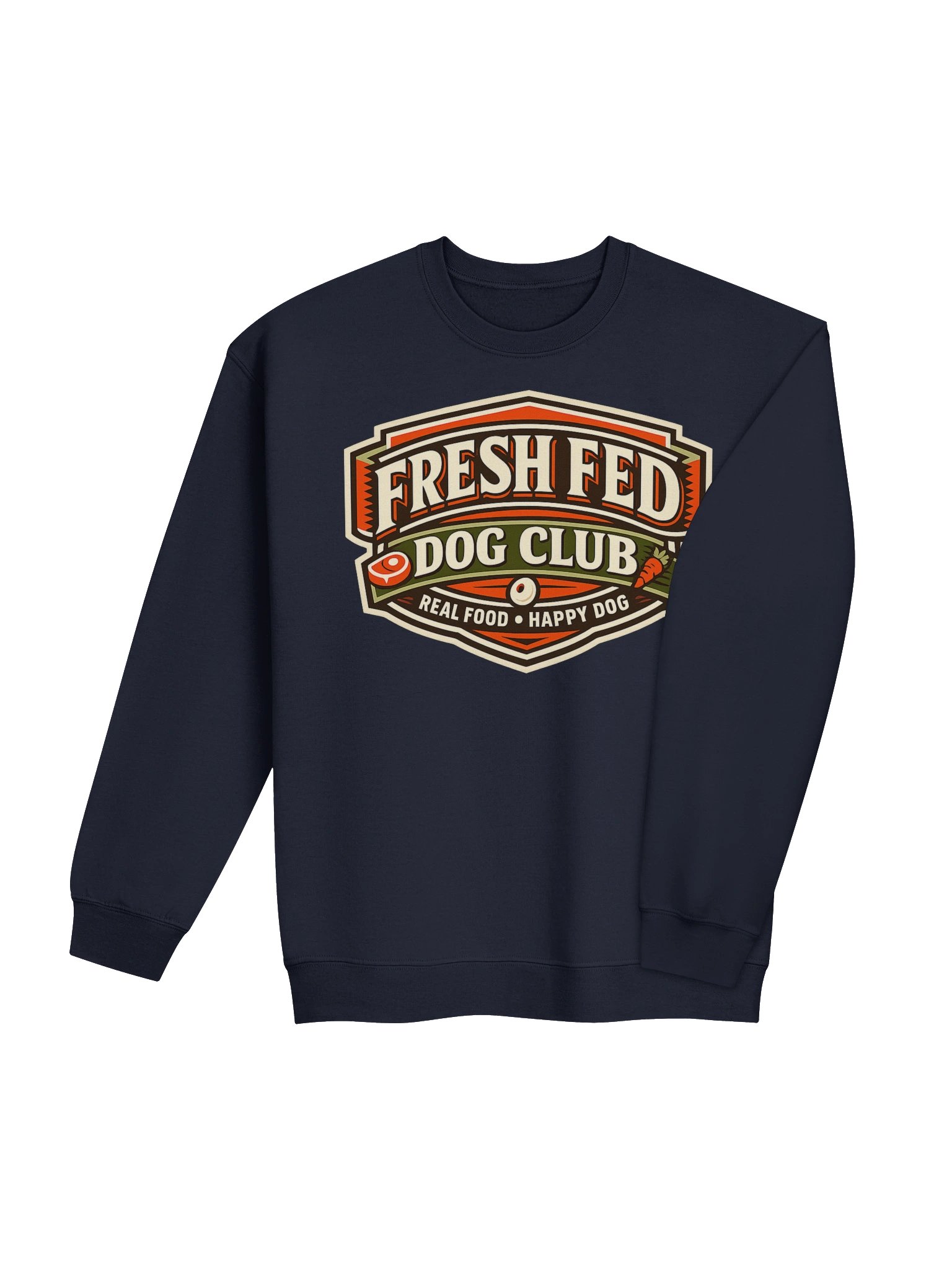 Fresh Fed Dog Club Crewneck Sweatshirt – Raw Fed Dog Lover Gift. product image (5)