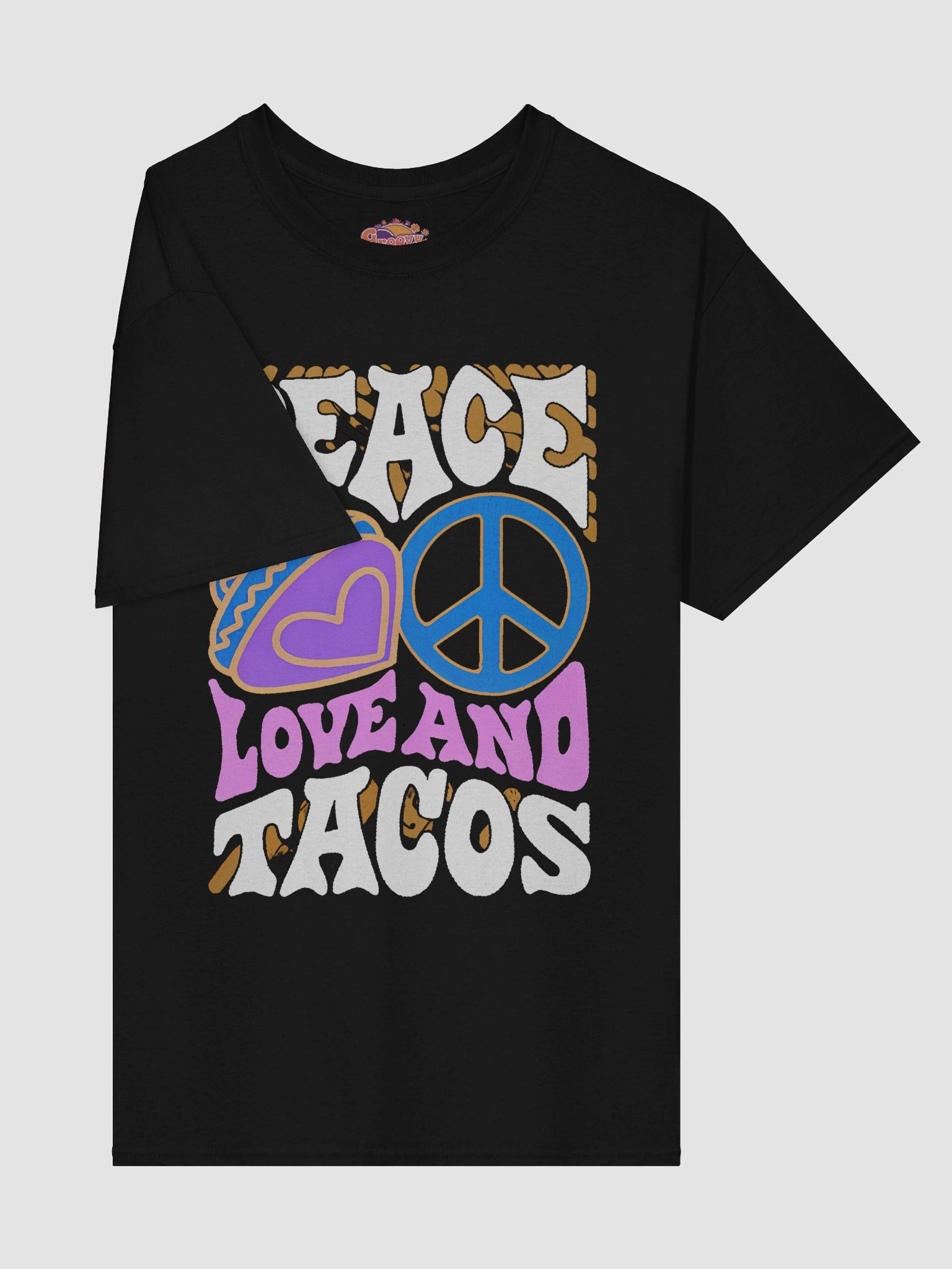 Peace, Love, and Tacos Graphic Tee product image (4)