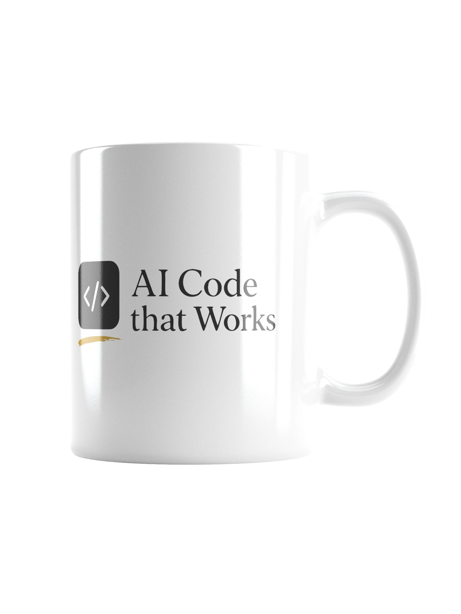 AI Code That Works Glossy Mug product image (3)
