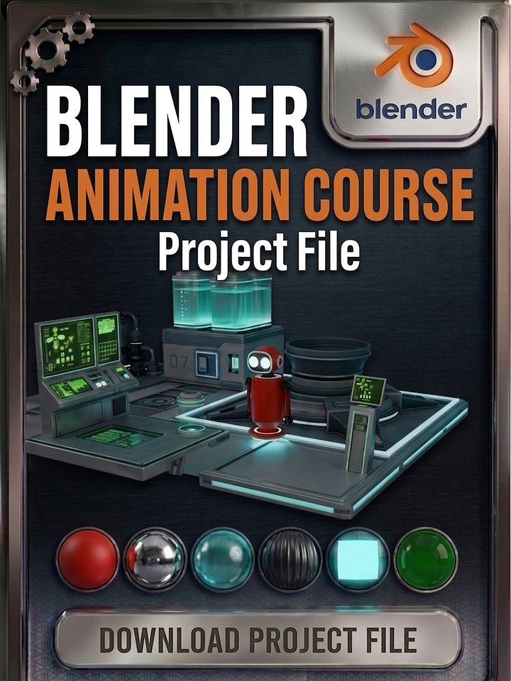 Blender 3D Animation Course — Project File product image (1)