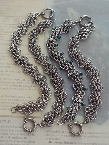 decided to actually test a smaller and bigger size for the seadragon bracelet, which is in addition to the standard 7 inch si...