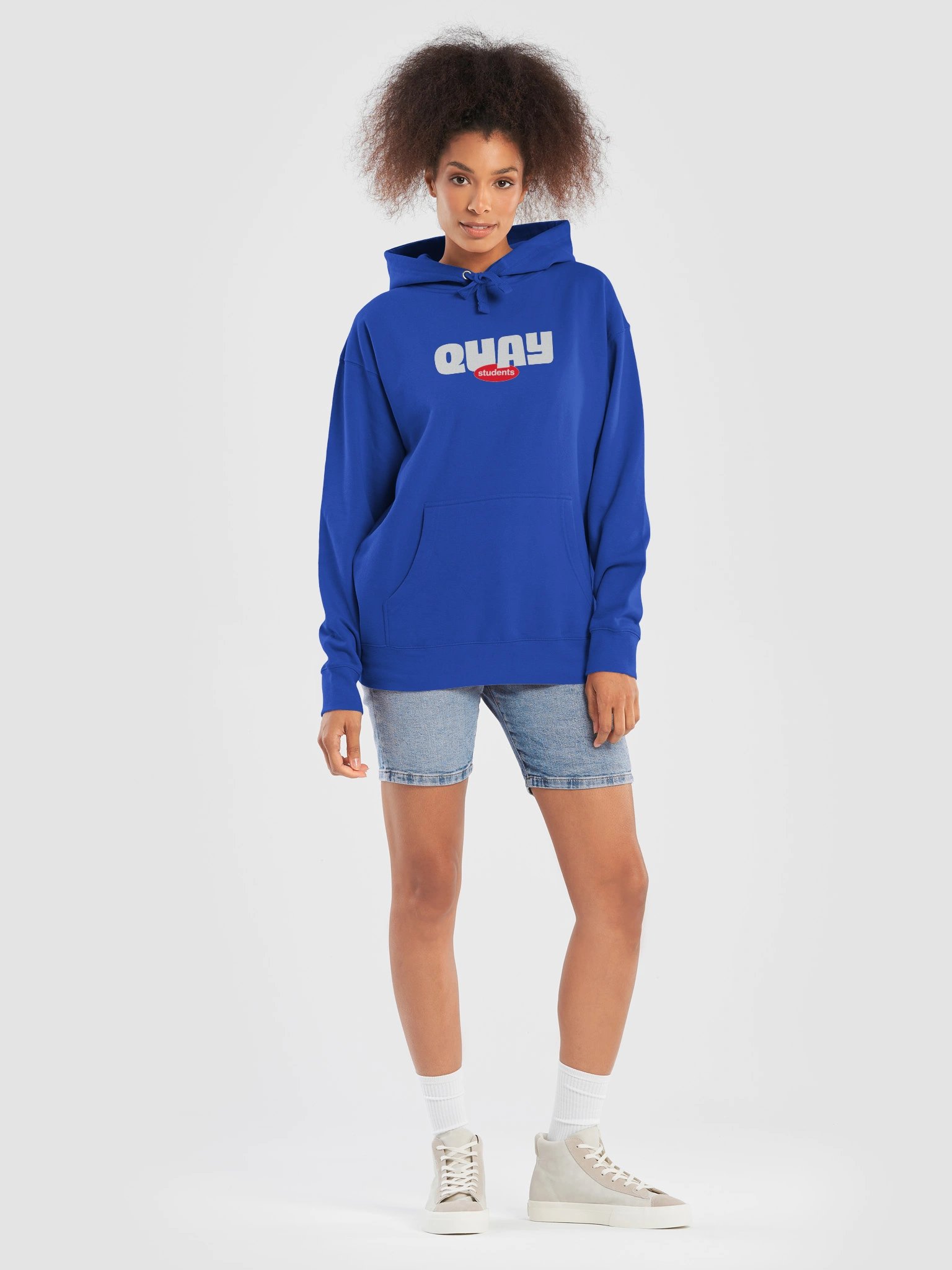quay students drawstring logo hoodie product image (7)