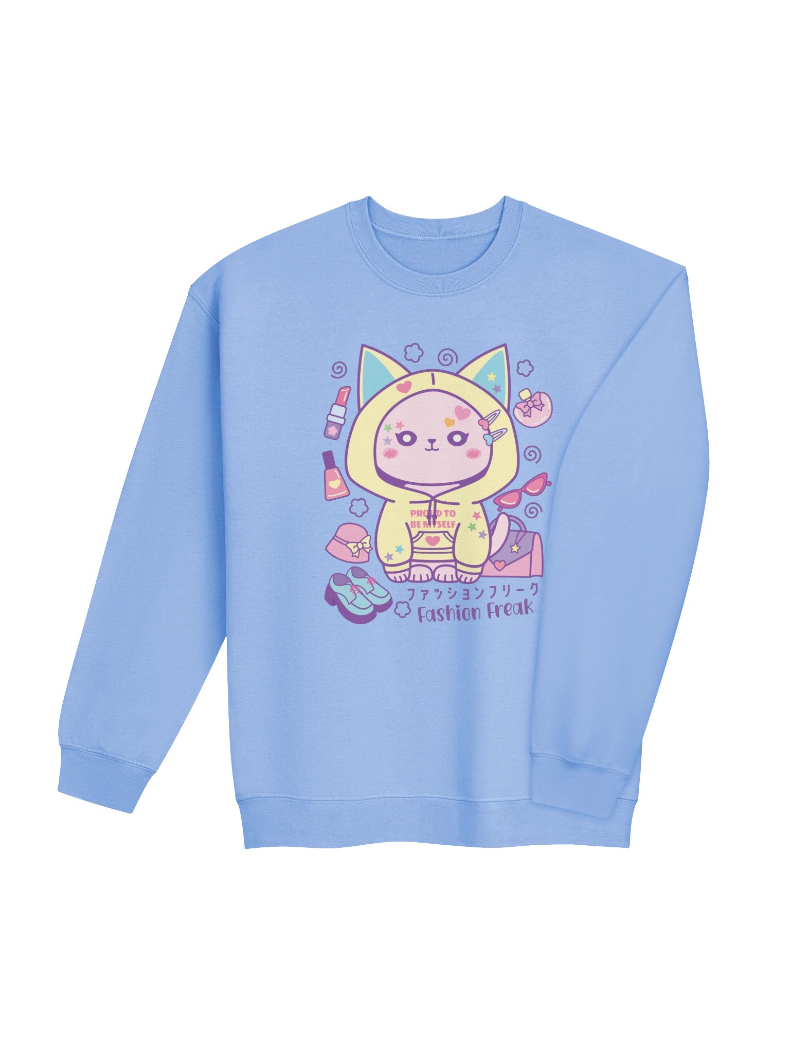 Fashion Freak Cat - Unisex Adult Sweatshirt product image (6)