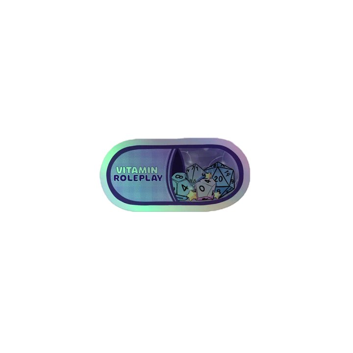 Vitamin Roleplay Holo Sticker product image (1)