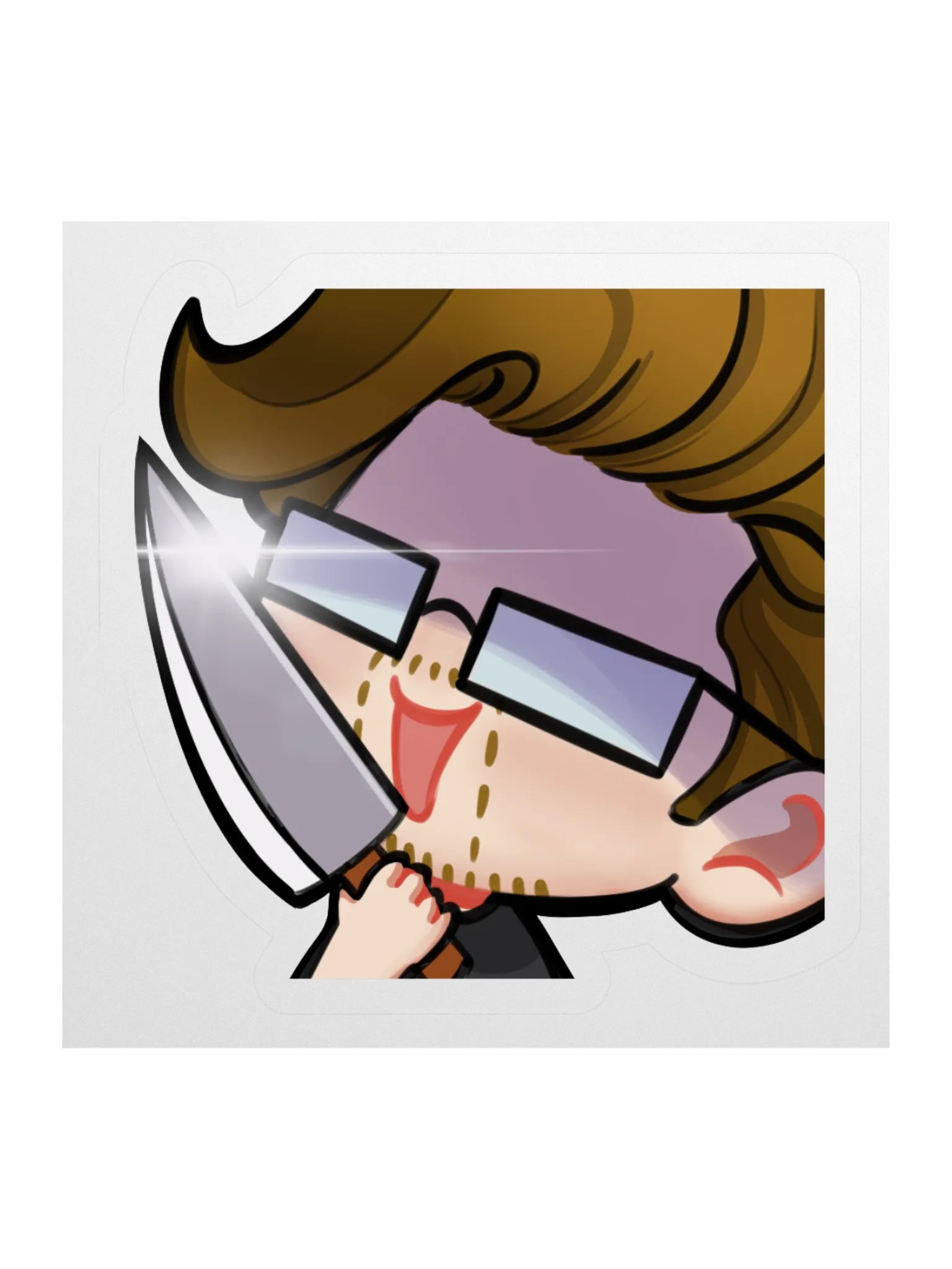 PositivityKnife Sticker product image (1)
