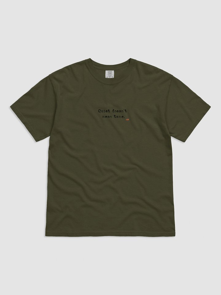 Quiet doesn`t mean tame. Cat Wisdom Comfort Tee product image (1)