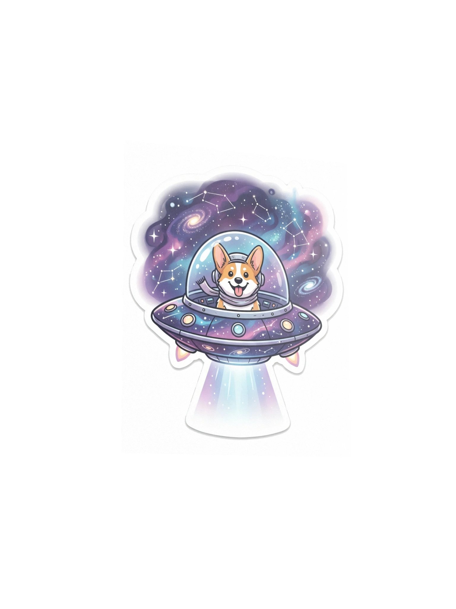 UFO Corgi Poster product image (7)