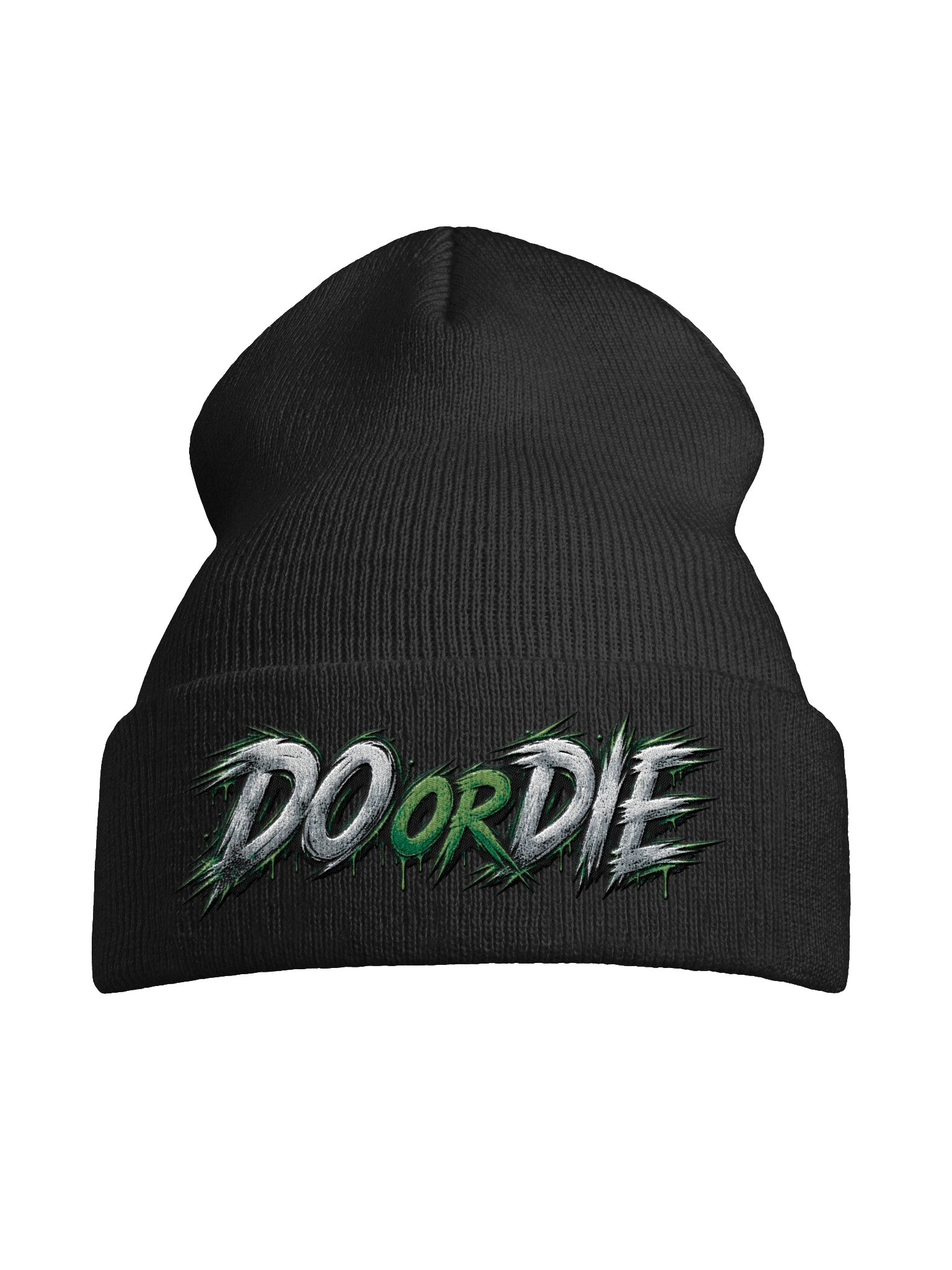 DO OR DIE Graffiti Cuffed Beanie - Green product image (73)