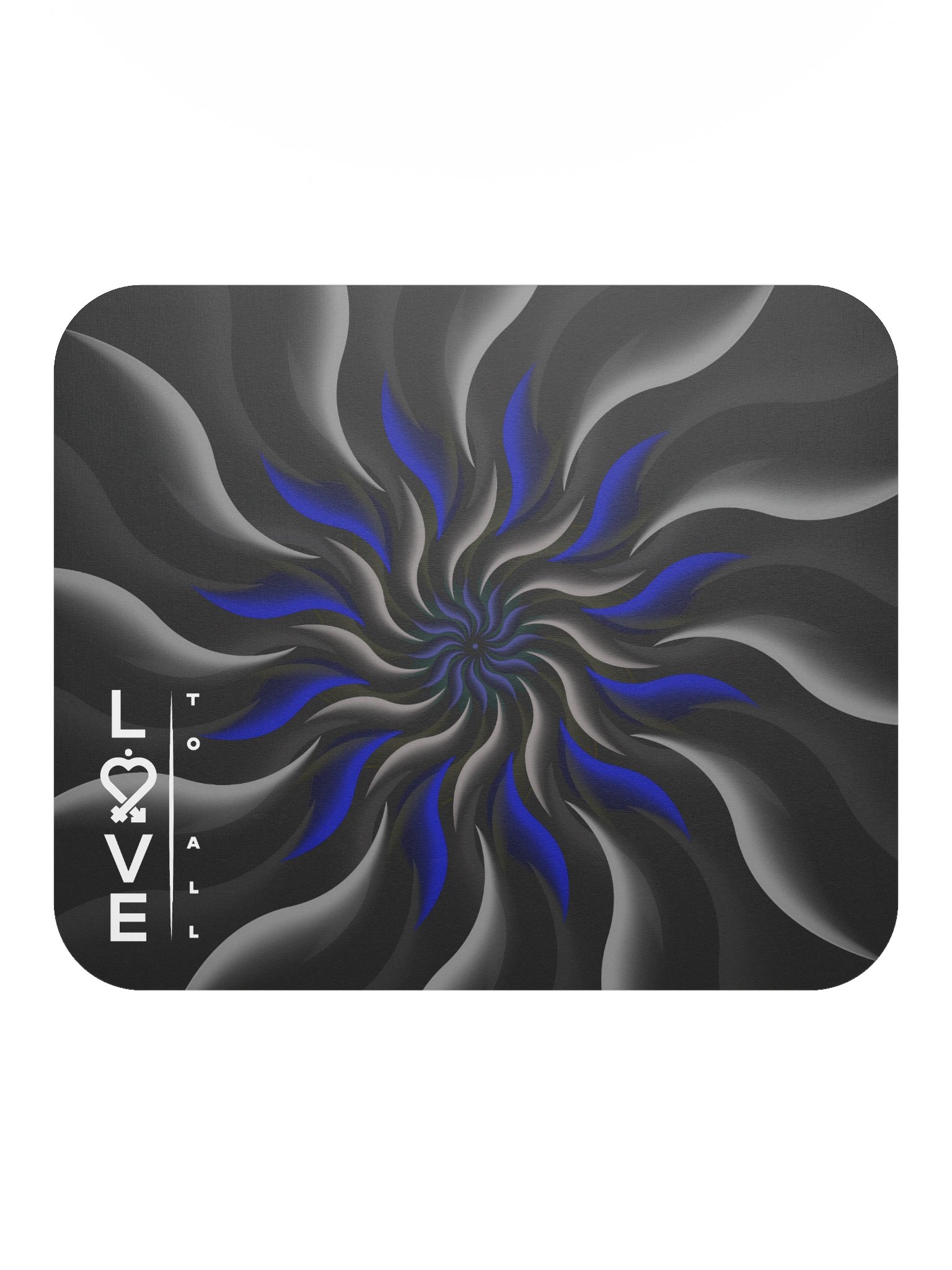 Blue Mandala Small Mousepad product image (3)