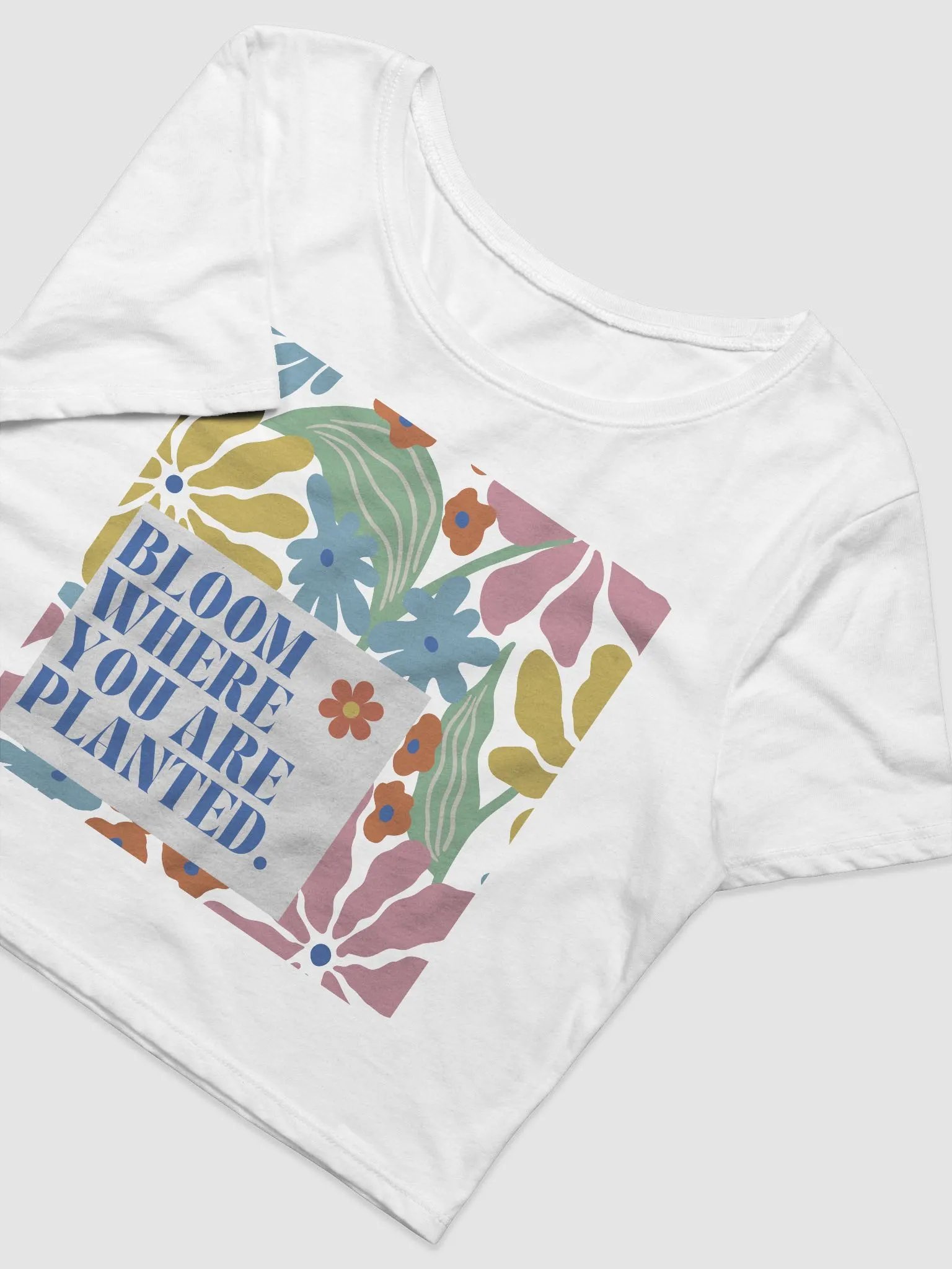 Pixelated Monochrome Crop Tee product image (17)