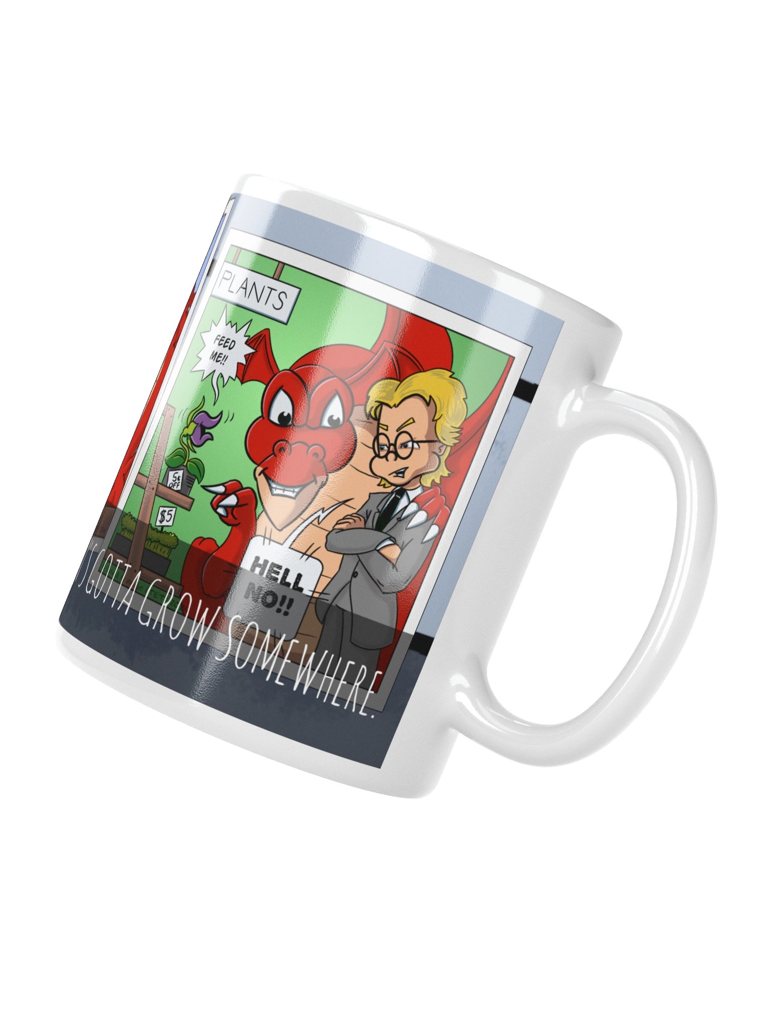 Resident Dragon Comic Grow Three-Panel Mug product image (6)