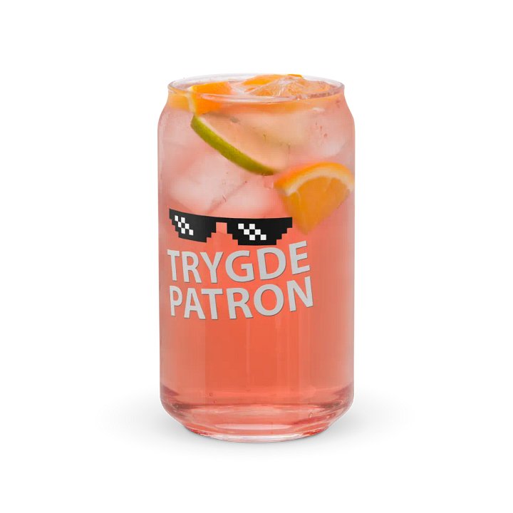 Trygde Patron formet glass product image (1)