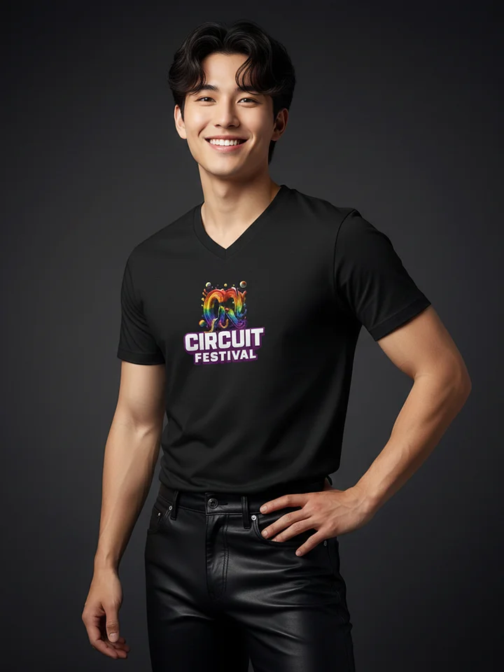 CQ CIRCUIT FESTIVAL V-NECK TEE product image (2)