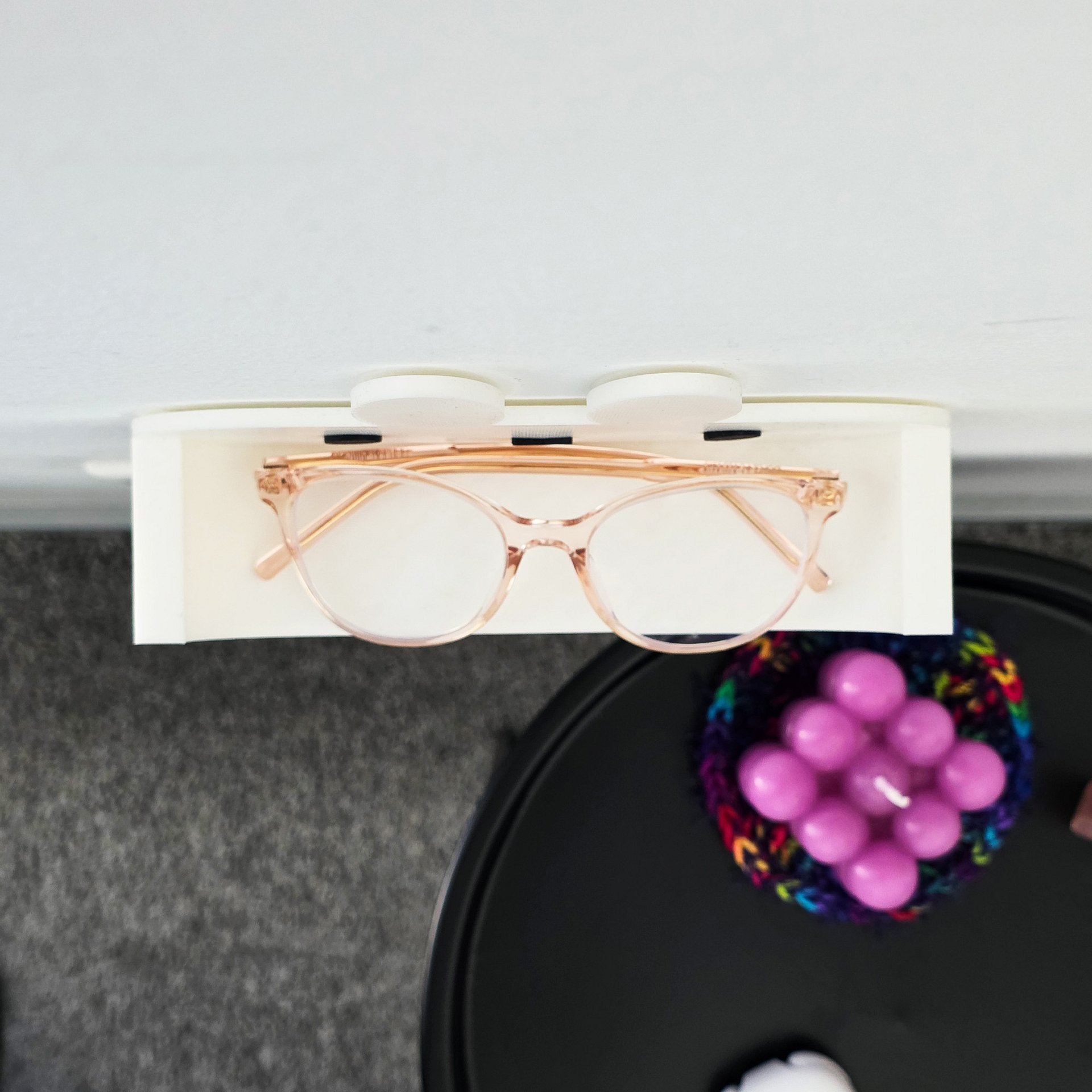 Cute Bunny Floating Wall Shelf – Mini Glasses, Phone & Trinket Organizer product image (6)