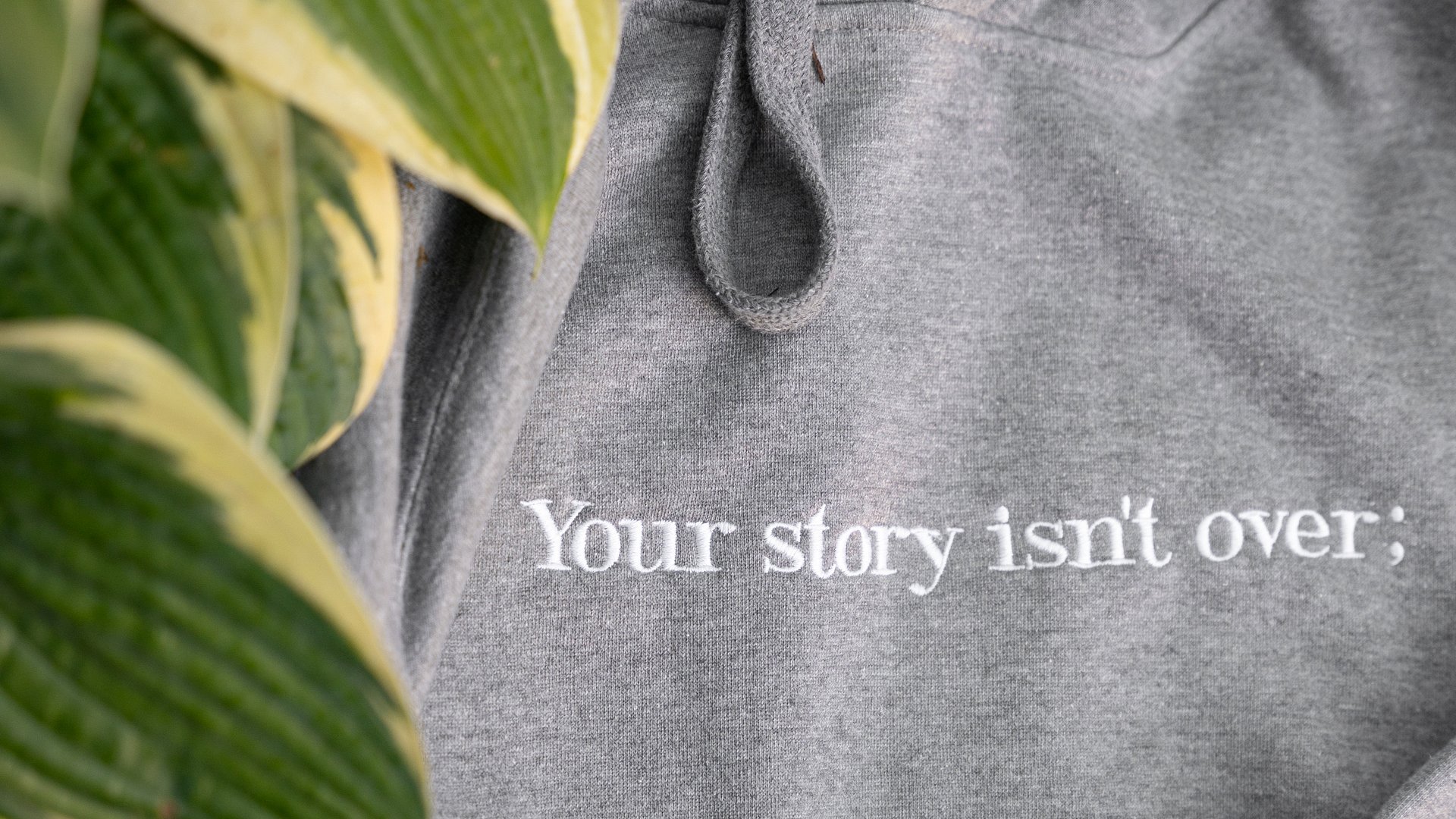 "Your story isn't over;" - Happy Hoodie (Embroidered) product image (5)