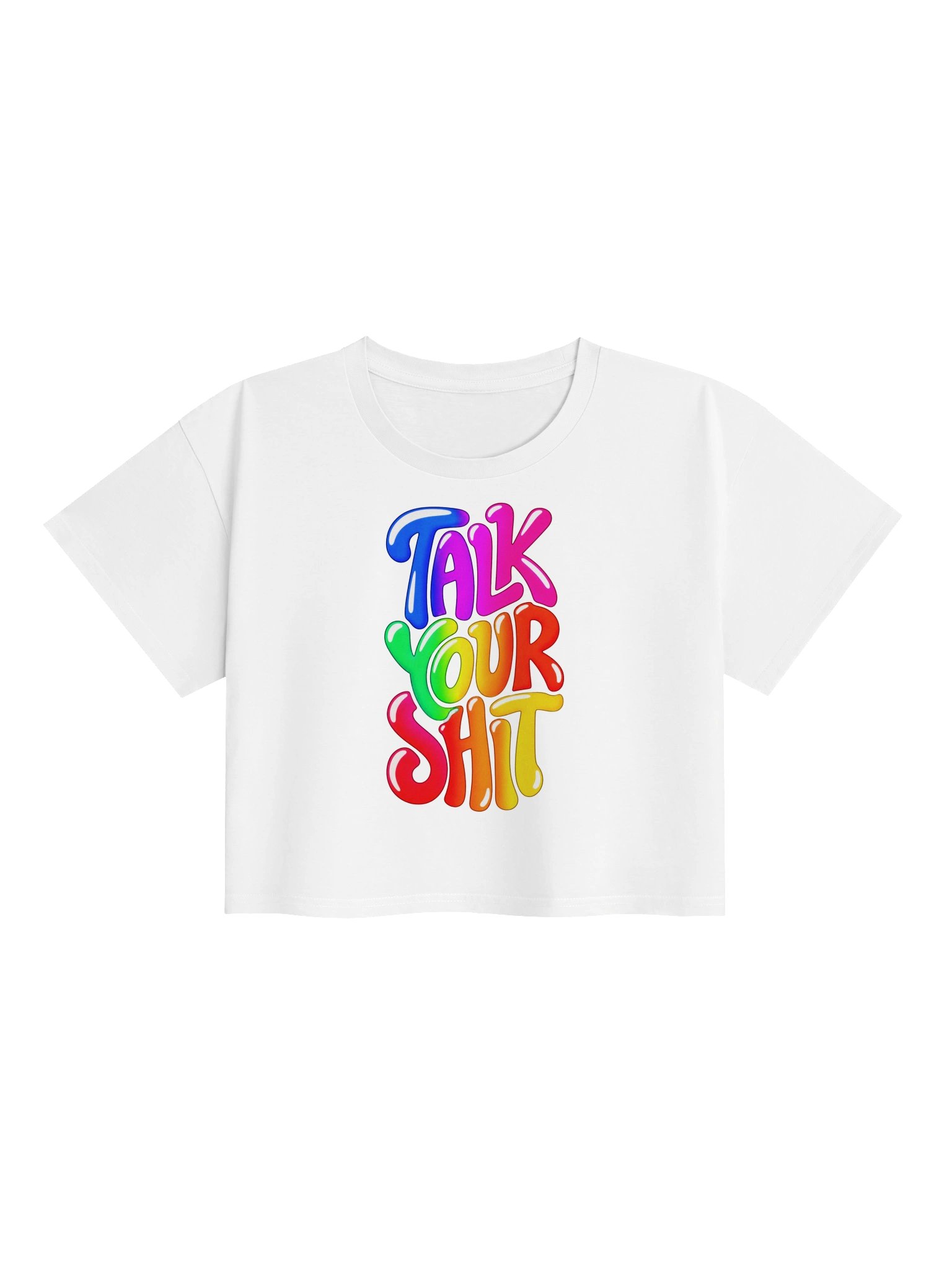 Atlanta Pride Edition Talk Your Shit Crop Tee product image (1)