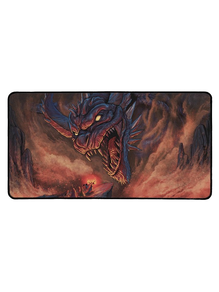 'Dragon King' Hand Drawn Playmat by DarkSideTokens! product image (1)