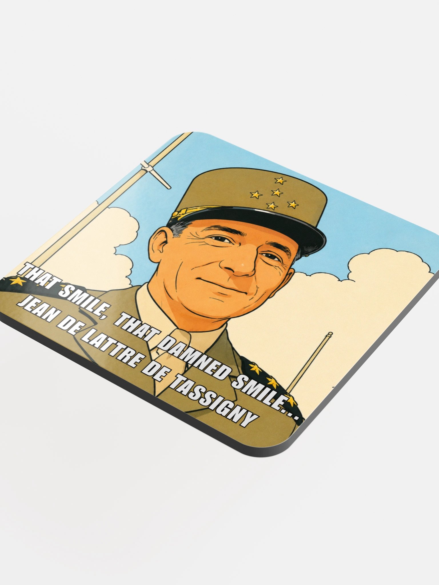 That smile, That damn smile - Jean De Lattre De Tassigny (Underlägg) product image (4)