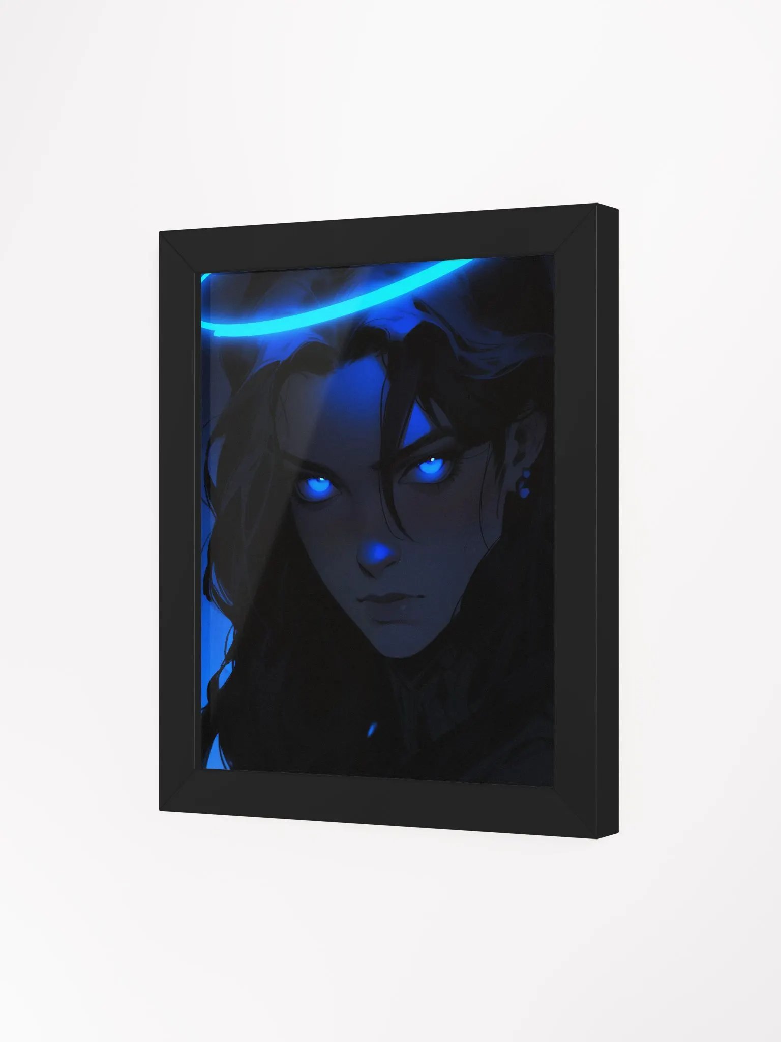 Framed Electric Blue Halo Poster product image (32)