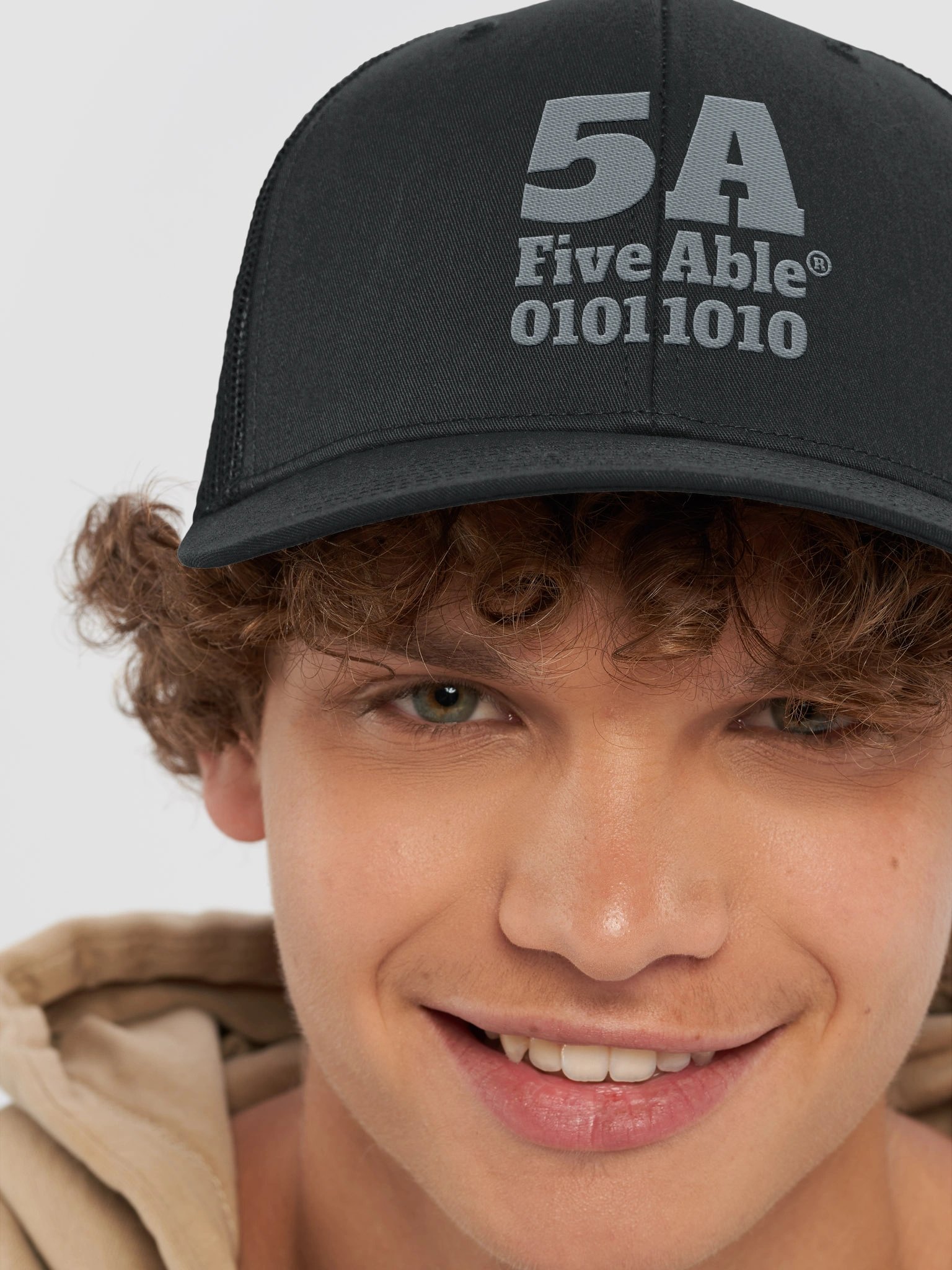 FiveAble® - Richardson Trucker Hat with muted logo product image (8)
