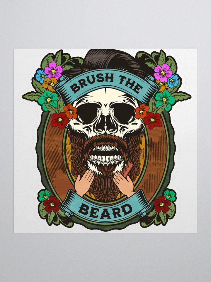 Brush the Beard Sticker product image (2)