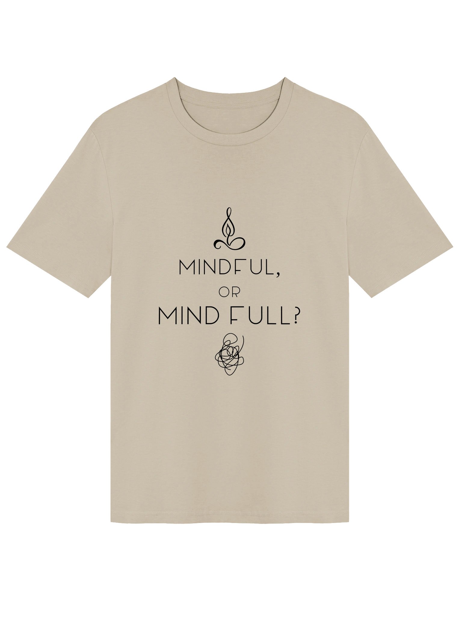 Mindful or Mind Full? — the one that jokes first, then makes you think |Unisex Ribbed-Neck Tee product image (35)