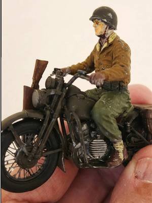 🔥 Check out this incredible print by Rodney! Hey everyone! Look at this amazing print shared by our community member, Rodney! He printed the US Army Dispatch Rider on his Elegoo Mars Pro 2, and the level of detail is just outstanding! The way the figure turned out—from the motorcycle engine details to the rider's equipment—really shows how incredible these historical models look when brought to life in 3D. A huge thank you to Rodney for sharing these fantastic photos with us! Keep them coming, guys—there’s nothing better than seeing what you create with these models. Check out the original model files here if you haven't downloaded them yet: 👉 US Army Dispatch Rider Model https://www.patreon.com/posts/164001699?collection=2053561 What do you think of Rodney's print? Let him know in the comments below! 👇@Elegoo Official 