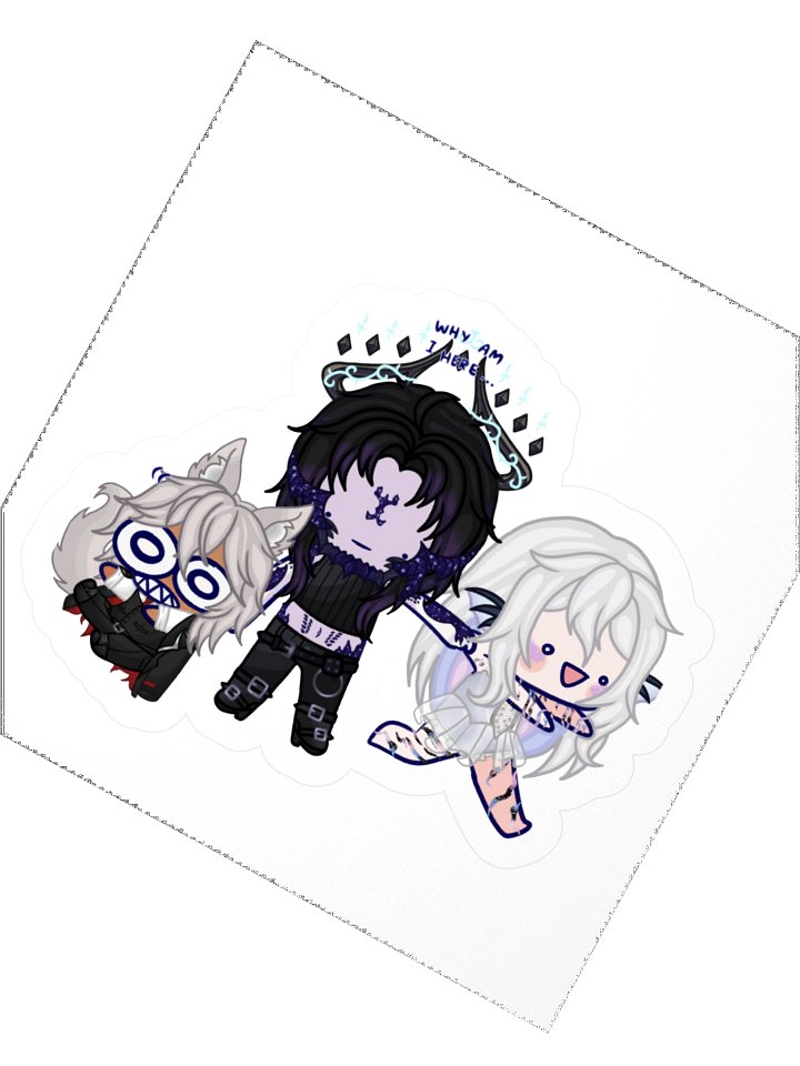 Chaotic Trio Sticker product image (5)
