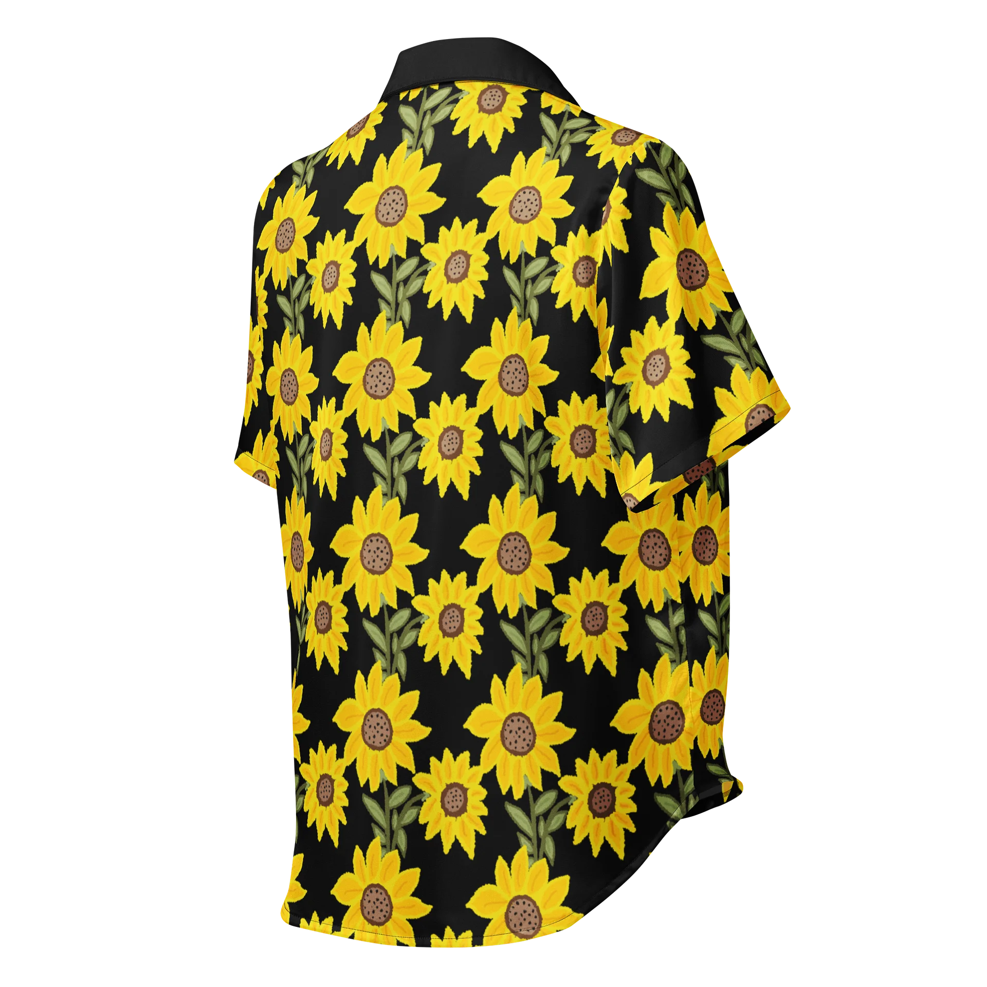 Lets Grow Girls Sunflower Pajama Button Up Shirt product image (2)