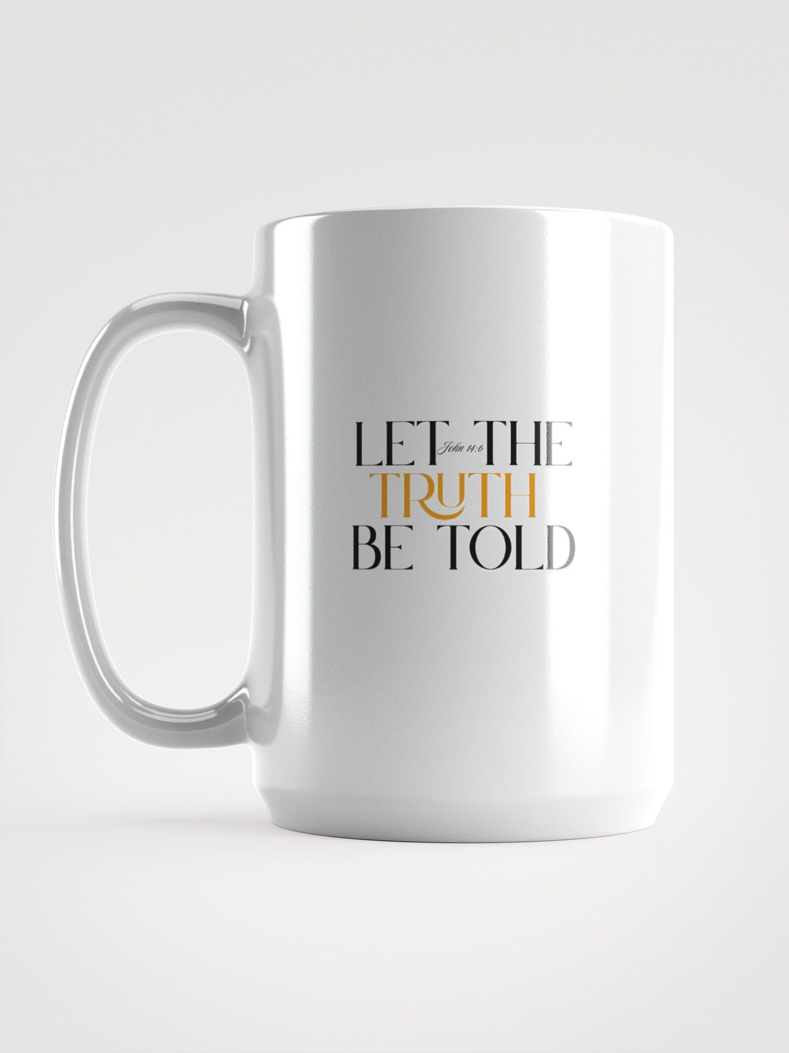 GOLD TRUTH MUG- WHITE product image (1)