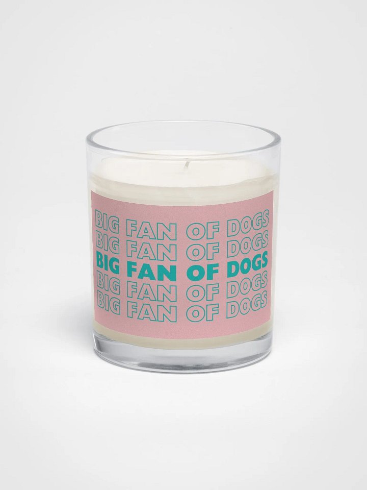 Big fan of dogs (candle) product image (1)