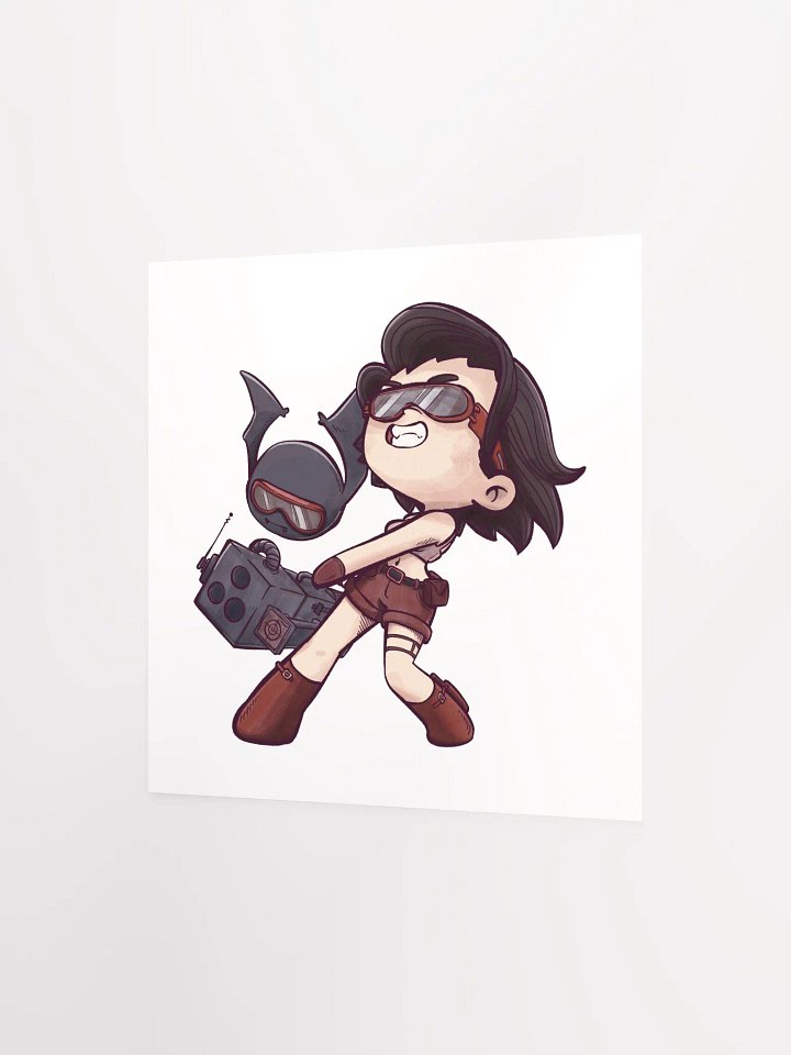 She & Her Pet | Matte Paper Poster product image (2)