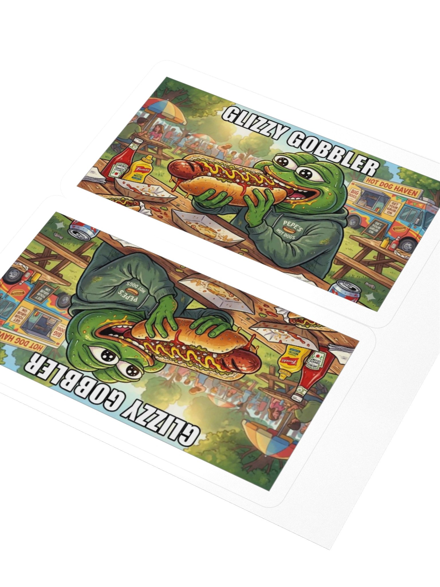 GLIZZY GOBBLER KISS CUT STICKERS product image (8)