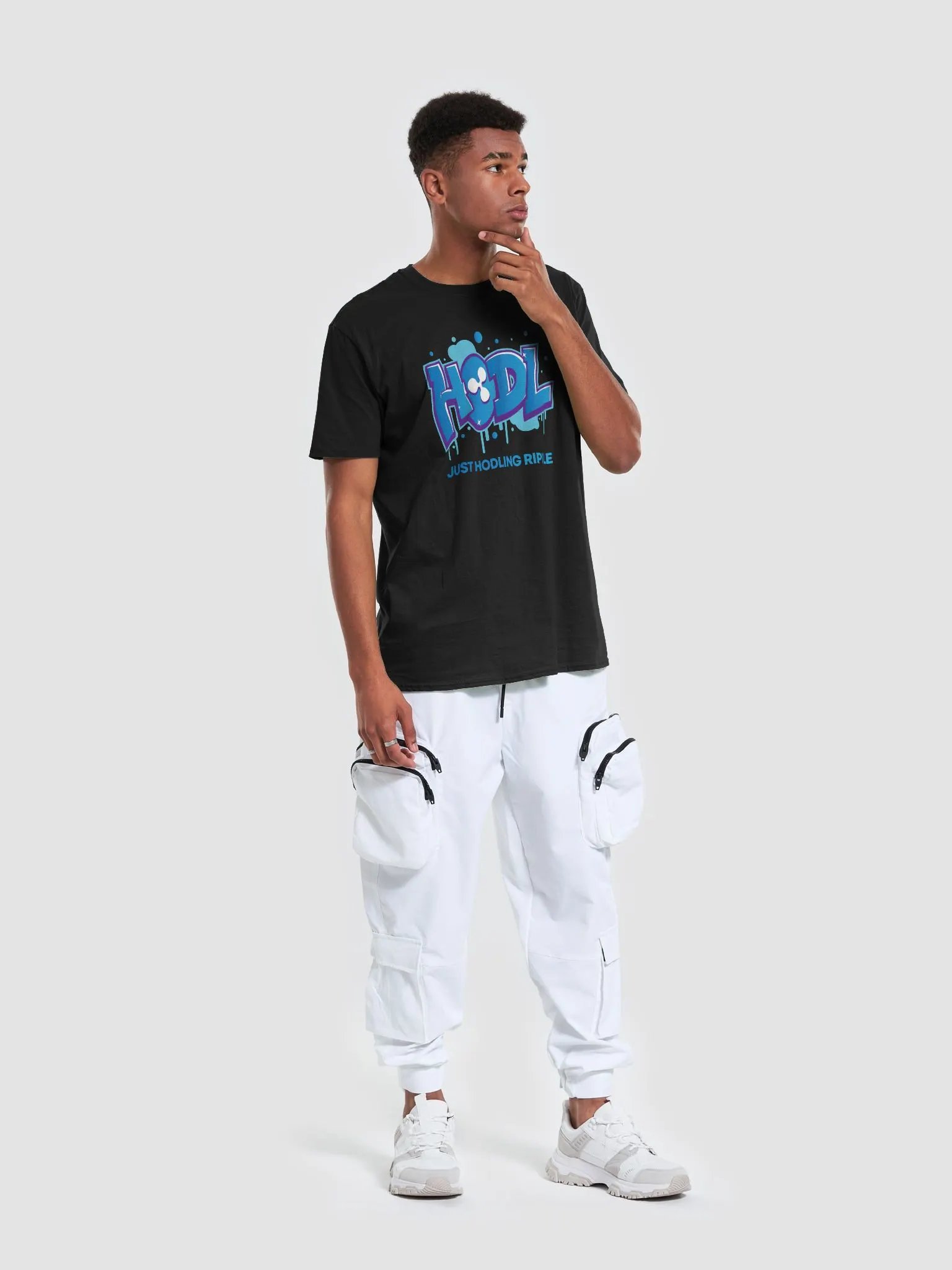 Ripple HODL Graffiti T-Shirt product image (2)