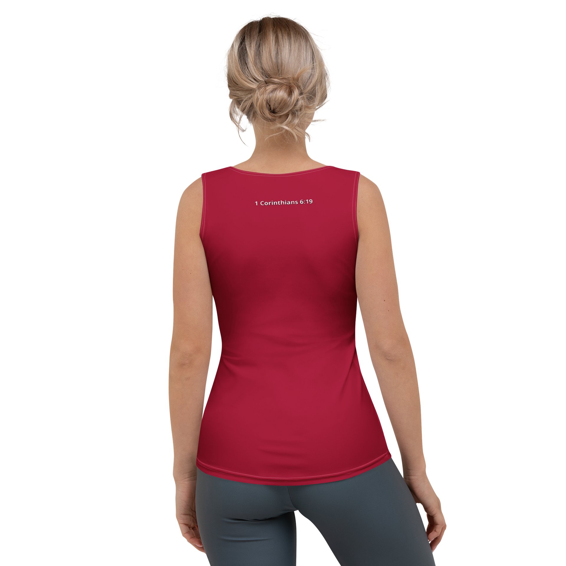 His House Womens Performance Tank - Red product image (2)