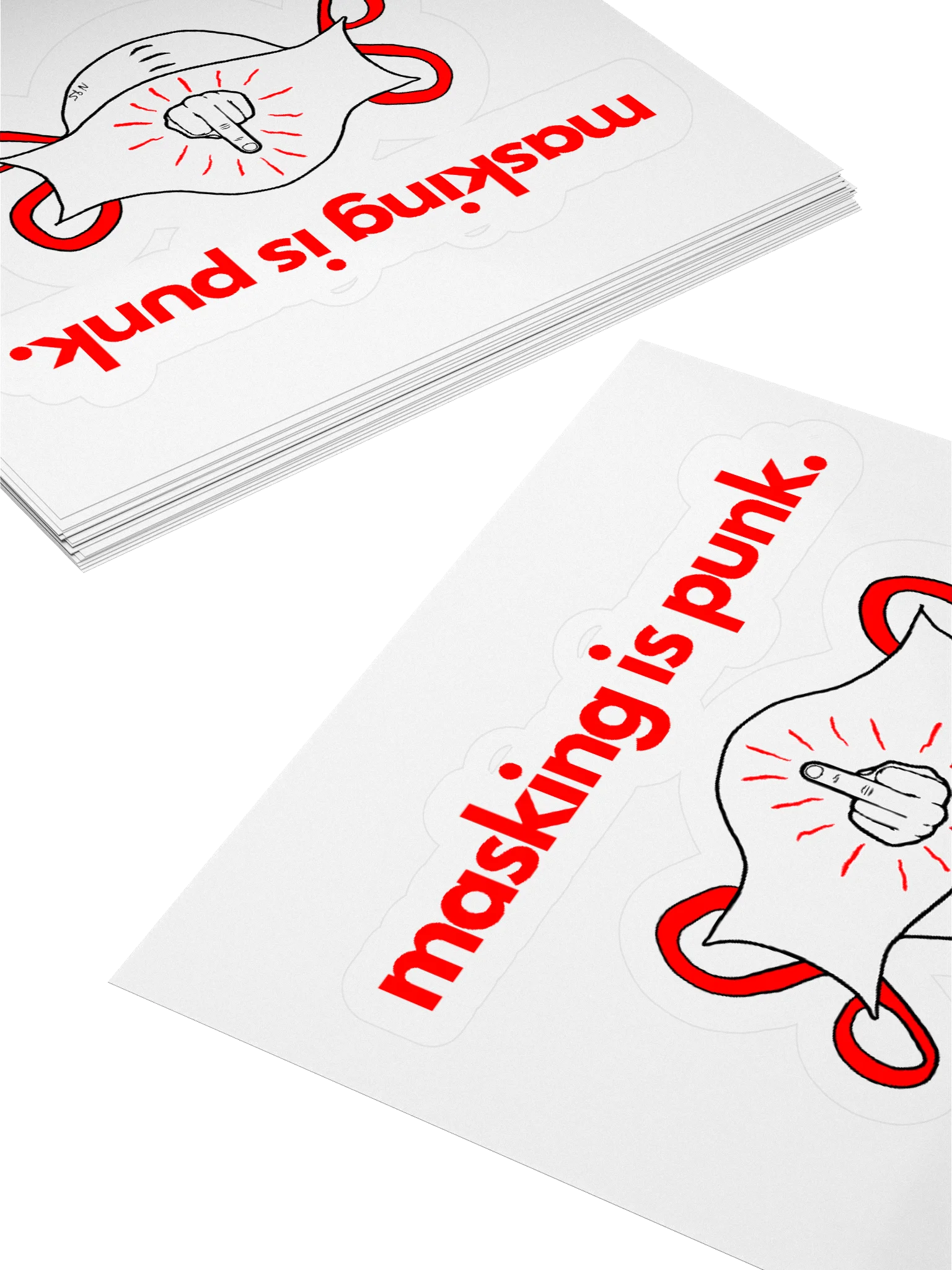 Masking Is Punk sticker product image (4)