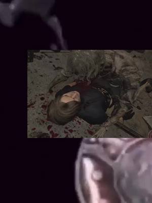 Tell me I'm not crazy 💀 #residentevil #residentevilrequiem #re9 #leonkennedy #twitch #vtuber #skeletonbangingshield #skeletonmeme #brainrotted