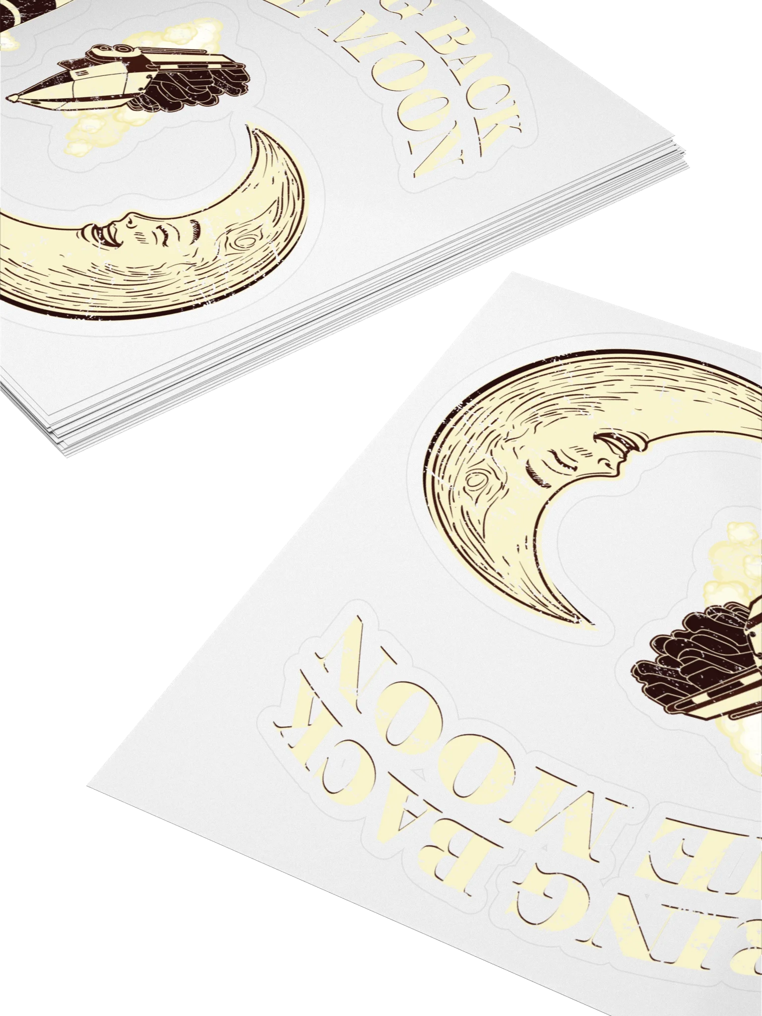 The Moon Kiss Cut Stickers product image (4)