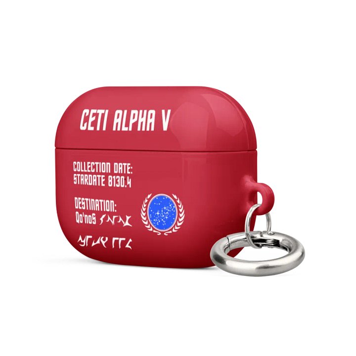 Ceti Eel Caution Label AirPods case product image (2)