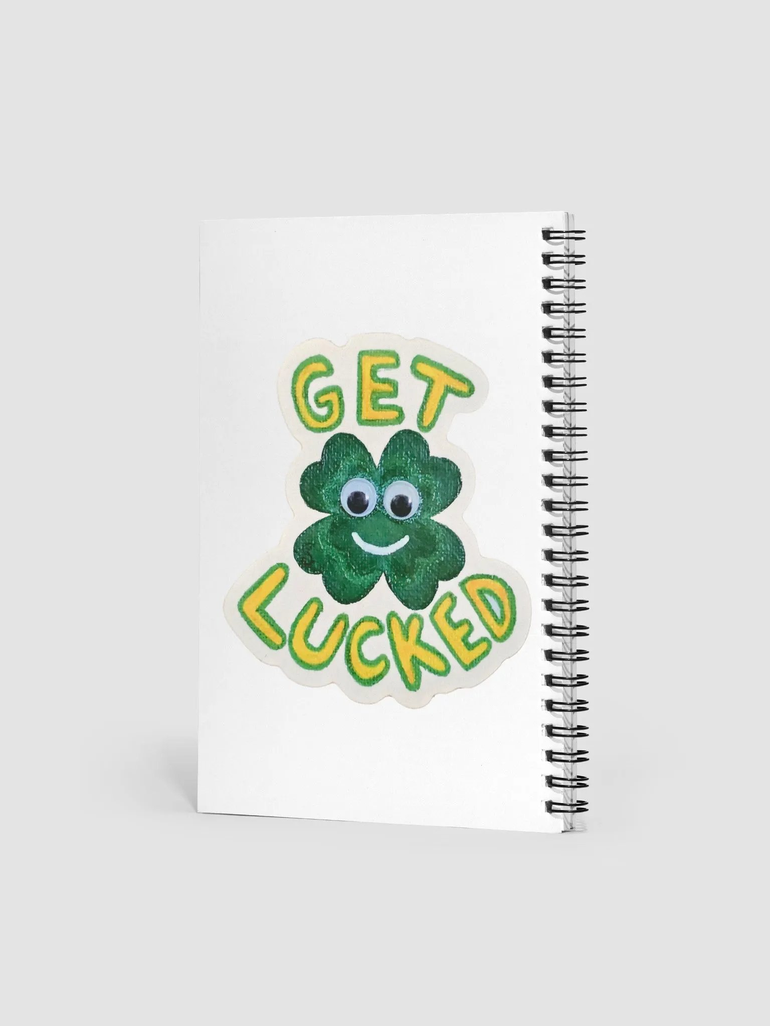 Get Lucked Clover Spiral Notebook product image (2)