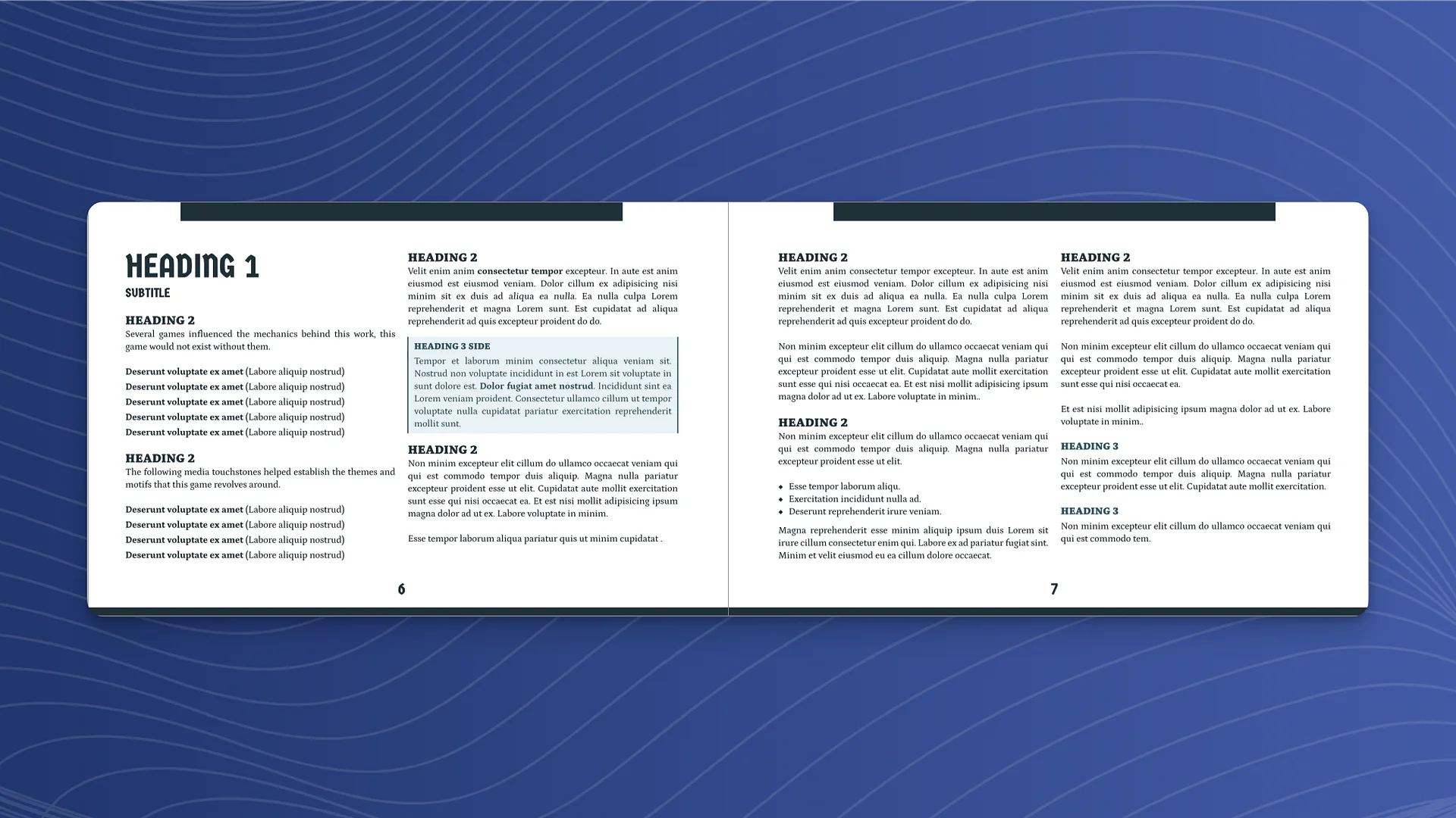 Portrait and Landscape Affinity Publisher Templates: Inspired by Songs and Sagas product image (4)