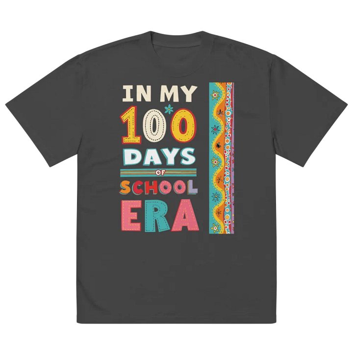 In My 100 Days of School Era Faded T-Shirt product image (2)