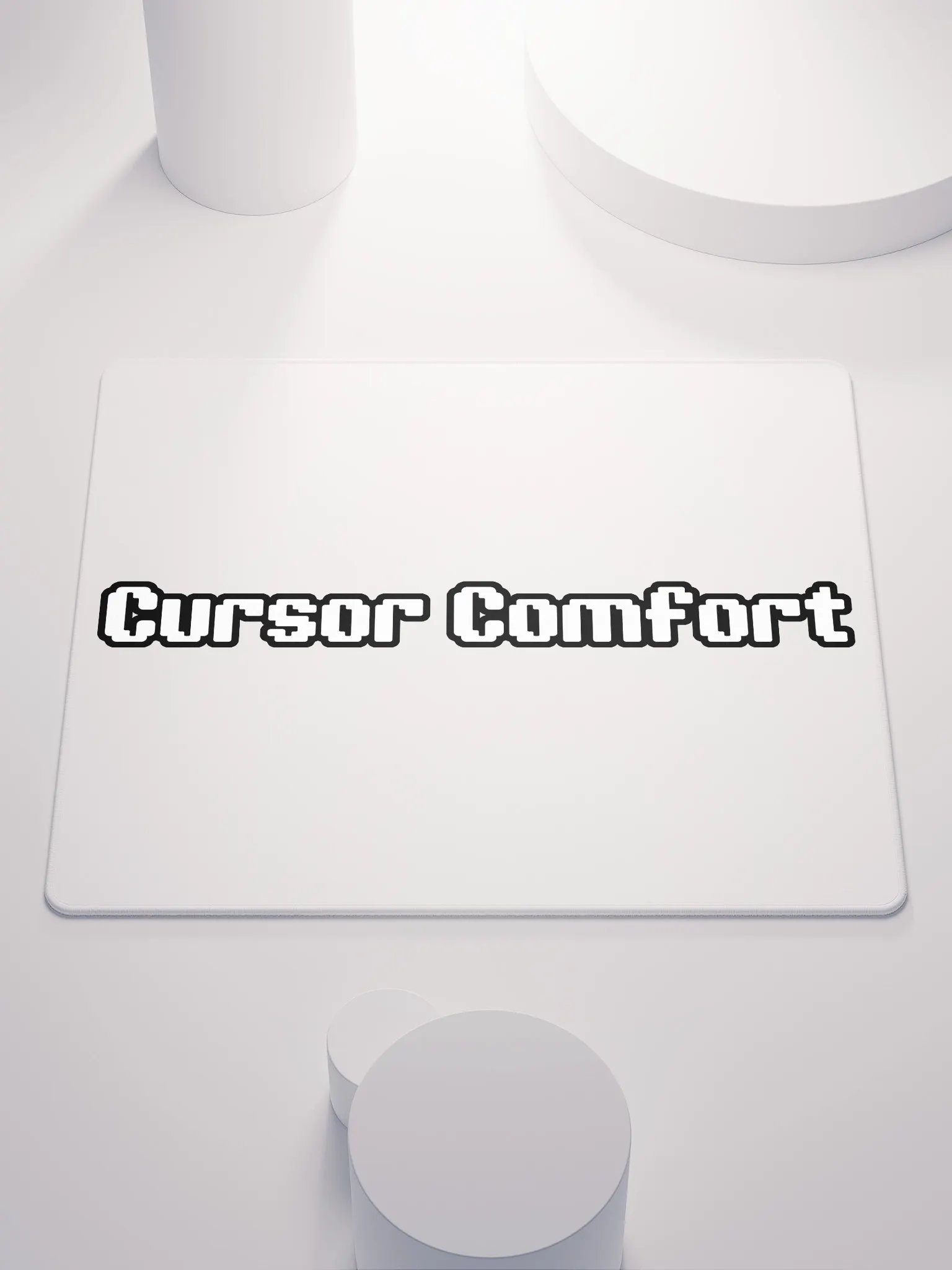 Cursor Comfort ( White Gaming pad & Desk Mat) product image (1)