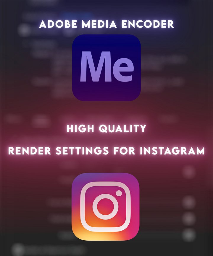Media Encoder Render Settings product image (1)